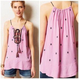 Anthropologie Vanessa Virginia embroidered tank XS